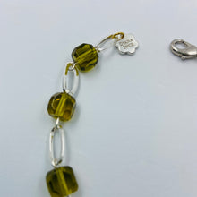 Load image into Gallery viewer, Olive Czech Glass Bead Bracelet
