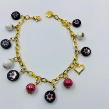 Load image into Gallery viewer, Millefiori Cerise Porcelain Bracelet
