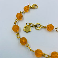 Load image into Gallery viewer, Tangerine Czech Glass Bead Bracelet
