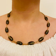 Load image into Gallery viewer, Gold Dusted Hand Made Beads Necklace
