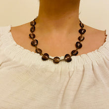 Load image into Gallery viewer, Mulberry Murano Beads Golden Tubes Necklace
