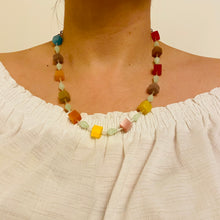 Load image into Gallery viewer, Mixed Pastel Colours Beads Necklace
