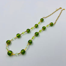 Load image into Gallery viewer, Pistachio Green Murano Beads Necklace with Czech Glassbeads.
