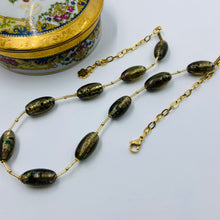 Load image into Gallery viewer, Gold Dusted Hand Made Beads Necklace
