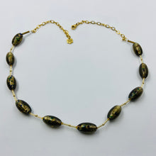 Load image into Gallery viewer, Gold Dusted Hand Made Beads Necklace
