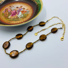 Load image into Gallery viewer, Copper Gold Colour Hand Made Beads Necklace
