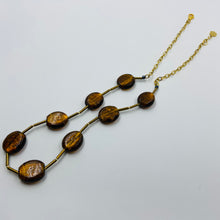 Load image into Gallery viewer, Copper Gold Colour Hand Made Beads Necklace
