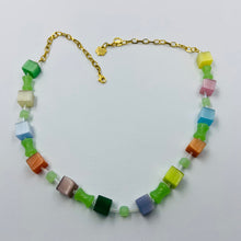 Load image into Gallery viewer, Mixed Pastel Colours Beads Rondo Necklace
