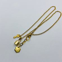 Load image into Gallery viewer, My Heart is Locked,  15 mm Pendant and its Key Necklace
